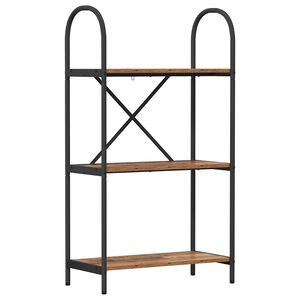 vidaXL Hyllsystem 3 niv&aring;er 60 x 30 x 109 cm Konstruerat tr&auml;