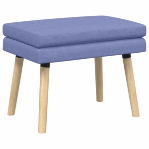 vidaXL Dubbel-lager b&auml;nk Jeansbl&aring; 60 x 40 x 46 cm Tyg