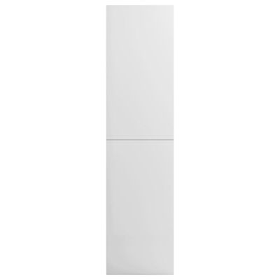 vidaXL Garderob högglans vit 100x50x200 cm konstruerat trä