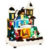 vidaXL Julby med sl&auml;de SALO 19 x 13 x 24 cm Harts Flerf&auml;rgsdesign