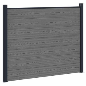 vidaXL St&auml;ngselpanel WPC och aluminium Gr&aring;