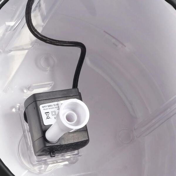 FLAMINGO Automatisk husdjursvattensk&aring;l Adriana 2 L svart