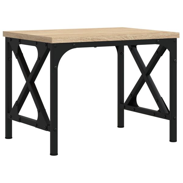 vidaXL Skrivarställ sonoma-ek 40x30x31 cm konstruerat trä