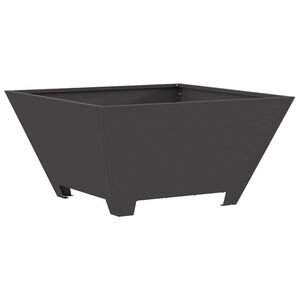vidaXL Eldstad Svart 60 x 60 x 30 cm St&aring;l