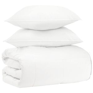 vidaXL T&auml;ckeset 3 st Vit Bambu