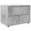 vidaXL F&ouml;rvaringssk&aring;p Betonggr&aring; 80 x 48 x 57 cm Konstruerat tr&auml;