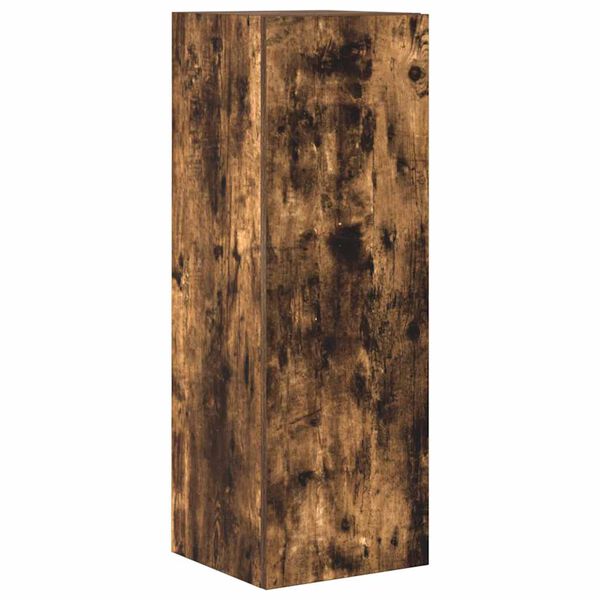 vidaXL Tv-sk&aring;p 5 delar r&ouml;kf&auml;rgad ek konstruerat tr&auml;