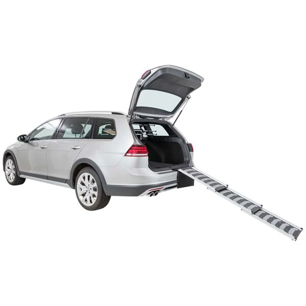 TRIXIE Hopf&auml;llbar hundramp 3 steg 78-175 cm aluminium