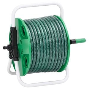 vidaXL Slangvinda med slangkoppling 0,5" 20 m PVC