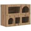 vidaXL Sideboard ELST Artisan Ek 80,5 x 35 x 59 cm Konstruerat tr&auml;
