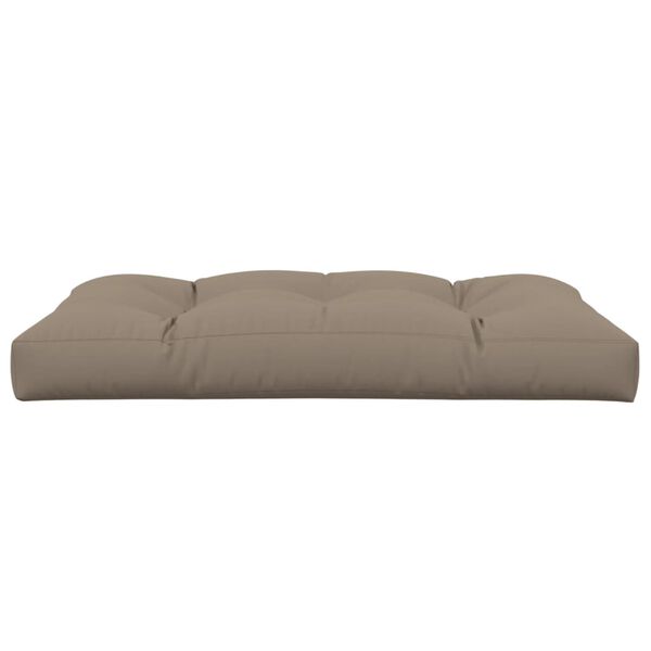 vidaXL Palldyna taupe 120x80x12 cm tyg