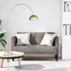 vidaXL Loveseat soffa taupe 111 cm tyg