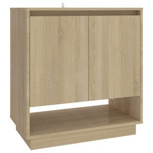 vidaXL Sk&auml;nk sonoma-ek 70x41x75 cm konstruerat tr&auml;