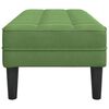 vidaXL bänk Ljusgrön 113 x 57 x 39 cm Sammet