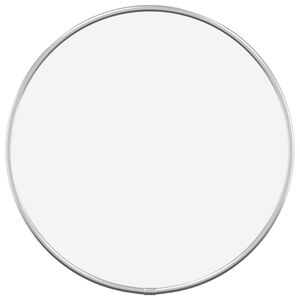 vidaXL V&auml;ggspegel silver &Oslash; 30 cm rund