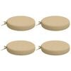 vidaXL 4-delade Sittdynor SOEST 4 st 100% Polyester Beige &Oslash; 35 x 7 cm