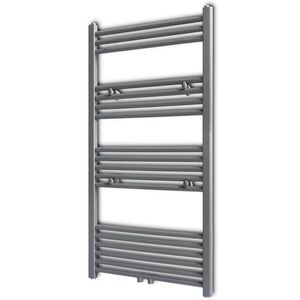 Handdukstork centralv&auml;rme element rak 600 x 1160 mm gr&aring;