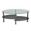 vidaXL Soffbord med exklusiv design svart