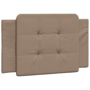 vidaXL Dyna till huvudgavel Zadar cappuccino 80 cm konstl&auml;der