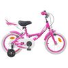 vidaXL Barncykel 14 Tum fr&aring;n 3-5 &aring;r gammal Rosa