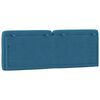 vidaXL Headboard Cushion Blue 140 cm Velvet