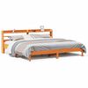 vidaXL S&auml;ngram utan madrass vaxbrun 180x200 cm massiv furu