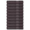 vidaXL Bastuhanddukar FROGN 10 st antracit 80x200 cm 360 gsm