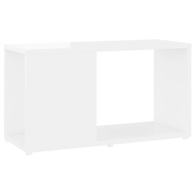 vidaXL TV-bänk vit högglans 60x24x32 cm konstruerat trä