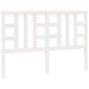 vidaXL S&auml;nggavel vit 156x4x100 cm massiv furu