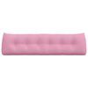 vidaXL Ryggkudde Rosa 180 x 24 x 50 cm tyg