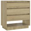vidaXL Sk&auml;nk sonoma-ek 70x41x75 cm konstruerat tr&auml;