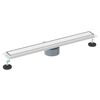 vidaXL Duschavlopp 2-i-1 med 360° Siphon Silver 70 cm