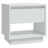 vidaXL S&auml;ngbord vit 45x34x44 cm konstruerat tr&auml;