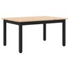 vidaXL Kaffeebord Naturf&auml;rg 70 x 50 x 36 cm Massiv furu