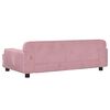 vidaXL Barnsoffa rosa 90x53x30 cm sammet
