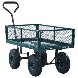 vidaXL Tr&auml;dg&aring;rdsvagn gr&ouml;n 250 kg