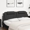 vidaXL Headboard Cushion "Viana" Black 180 cm Faux Leather