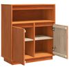 vidaXL Sideboard Vaxbrun 70 x 34 x 80 cm Massiv furu