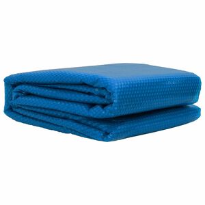 vidaXL Sol&ouml;verdrag f&ouml;r Pool 1000 x 500 cm 110 &mu;m Fyrkantig PE Bl&aring;