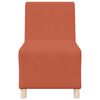 vidaXL | Modulsofa utan armst&ouml;d | Orange 55 x 74 x 82 cm Mockatyg