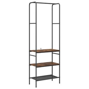 vidaXL Kl&auml;dh&auml;ngare R&ouml;kt ek 60 x 30 x 171 cm Konstruerat tr&auml;