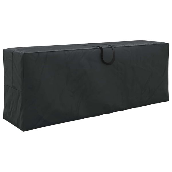 vidaXL Utomhus F&ouml;rvaringsv&auml;ska Svart 200 x 60 x 75 cm 210D Oxford Tyg