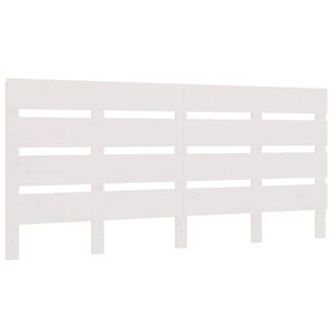 vidaXL S&auml;nggavel vit 120x3x80 cm massiv furu