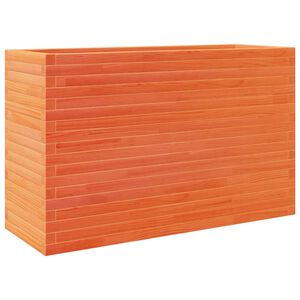 vidaXL Odlingsl&aring;da vaxbrun 110x40x68,5 cm massiv furu
