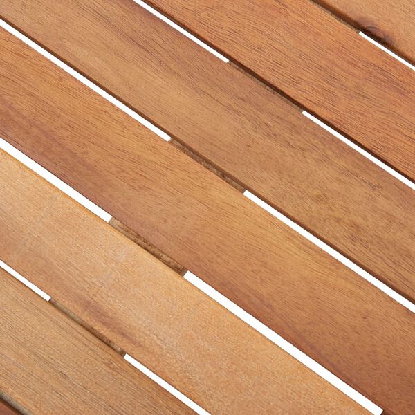 vidaXL Tr&auml;dg&aring;rdsbord gr&aring; 150x74 cm konstrotting och massivt akaciatr&auml;