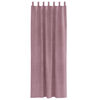 vidaXL M&ouml;rkl&auml;ggningsgardiner 2 pcs M&ouml;rkrosa 140 x 245 cm Sammet