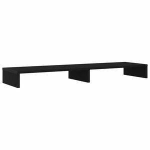 vidaXL Monitorstativ svart ek 100x27x10 cm konstruerat tr&auml;