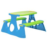 vidaXL Picknickbord för barn 89,5x84,5x48 cm polypropen