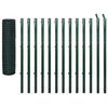 vidaXL Eurofence st&aring;l 25x1,7 m gr&ouml;n