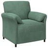 vidaXL En-sitssoffa Havgr&ouml;n 88 x 83 x 95 cm Sammet